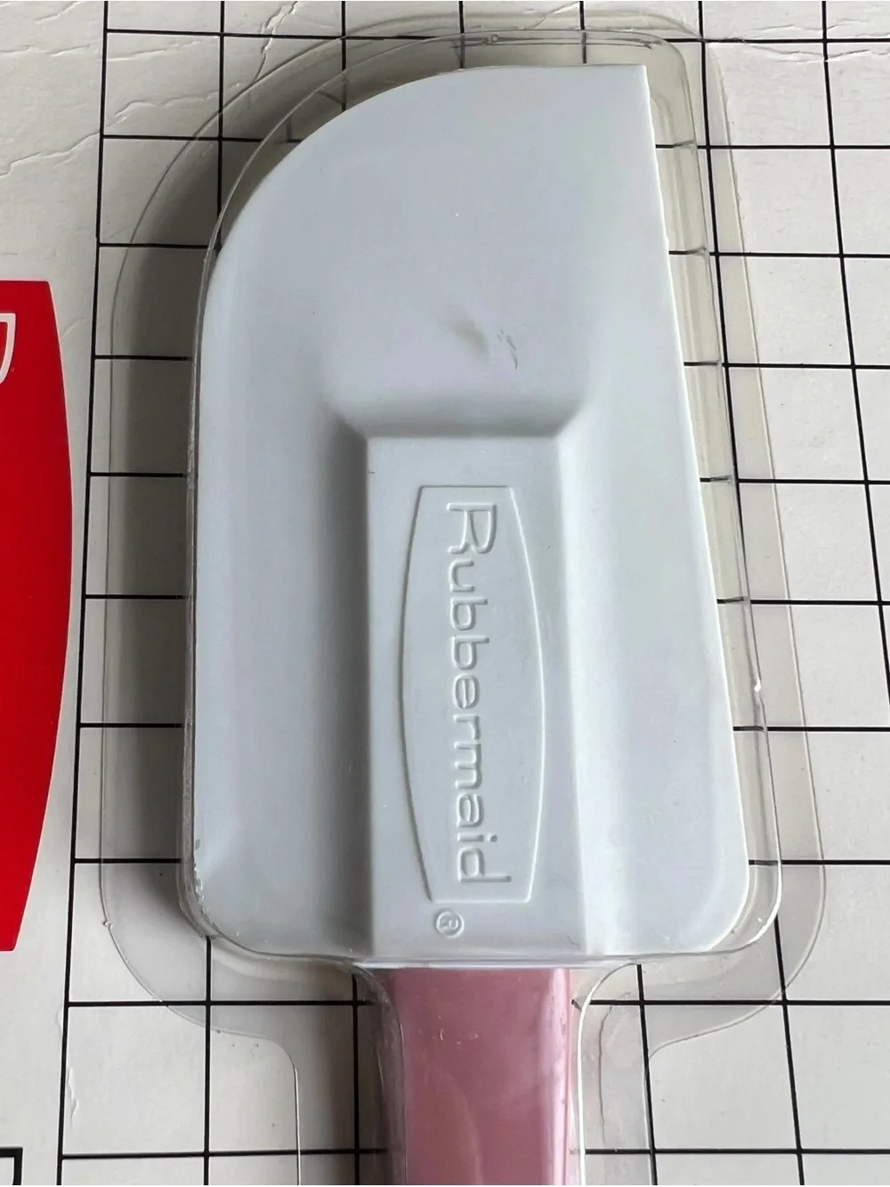 VTG 1989 Rubbermaid Plate Bowl 1904 Spatula Scraper Kitchen Ease NEW USA Made